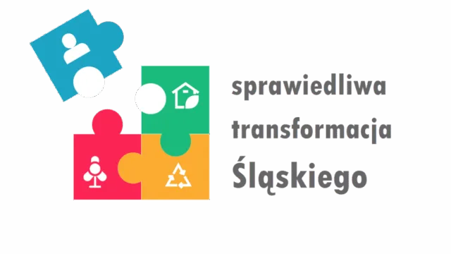 Logo Sprawiedliwa transformacja Śląskiego